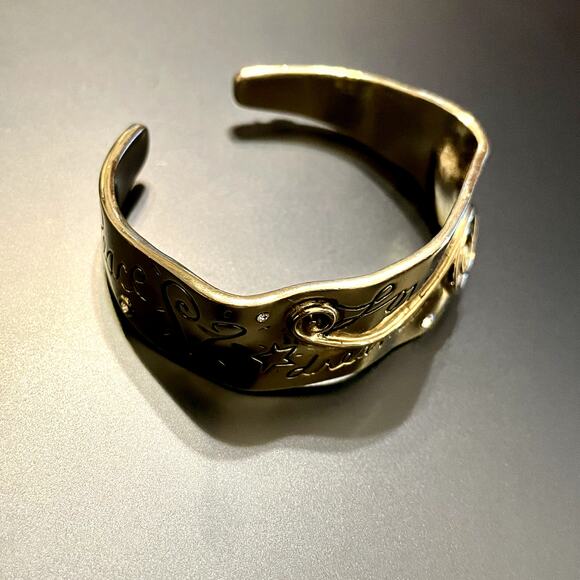 Chico's Brutalist Cuff Bracelet Love Hope Dream Wish - Picture 4 of 8